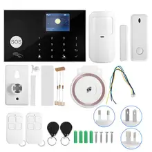 Сигнализация с дистанционным управлением 2.4in TFT 4G WiFi приложение с дистанционным управлением защита от взлома поддержка для Alexa для Google Home Tuya 100-240 В