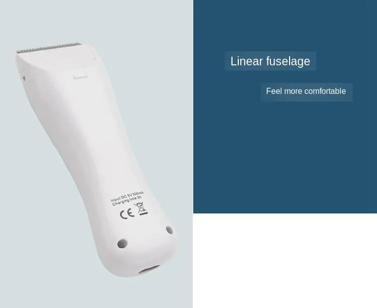 Manufacturer sells water-wash rechargeable silent electric push-shear household baby hairdresser, children's shaving power pushe