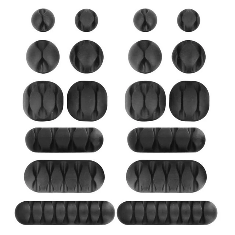 

16Pcs 10pcs 8pcs/Pack Multi-Slots USB Cable Organizer Management Wire Protector for Charging Data Earphone Mouse Line Wire