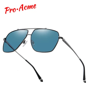 

Pro Acme Retro Square Metal Frame Polarized Sunglasses Men Women Brand Designer Glasses for Driving Male zonnebril heren PC1709