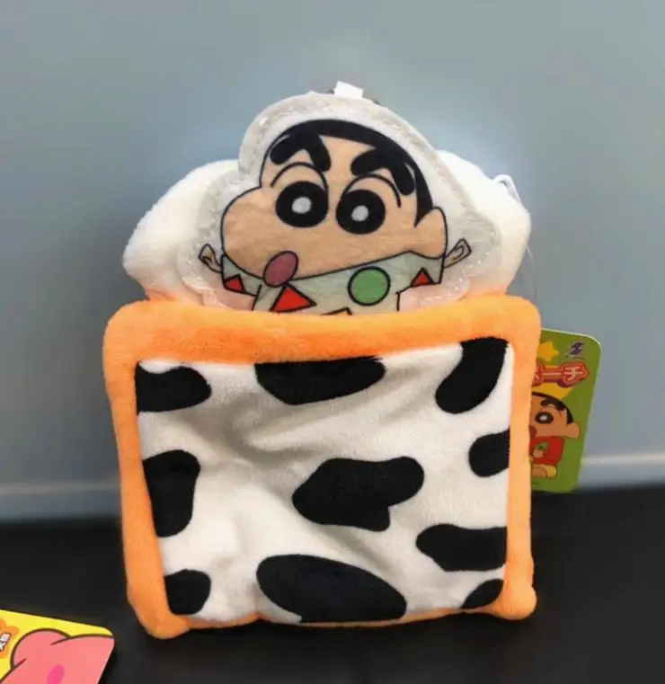 1 шт. новые милые Мультяшные звезда Кирби плюшевые кошельки Crayon Shin-Chan Мягкие плюшевые сумки для карт кошельки игрушки подарки - Цвет: 3