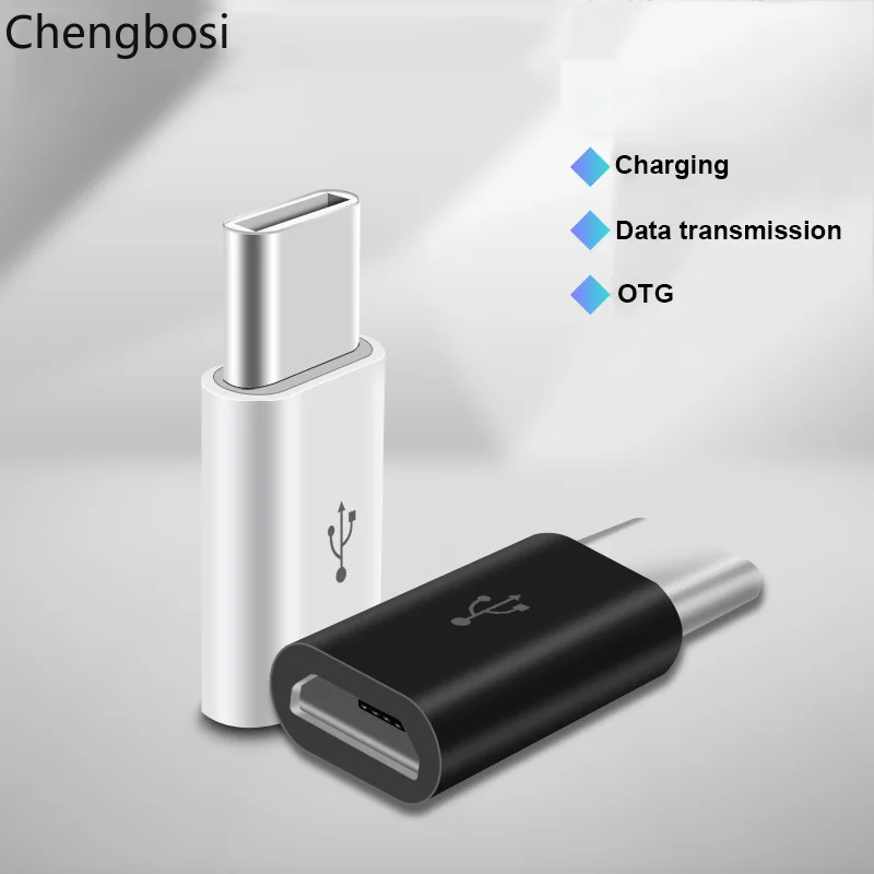 Micro Usb Male To Type-c Microusb To Type C Converter Adapter for Huawei Macbook Oneplus Xiaomi Otg Data Charging Charger Cable