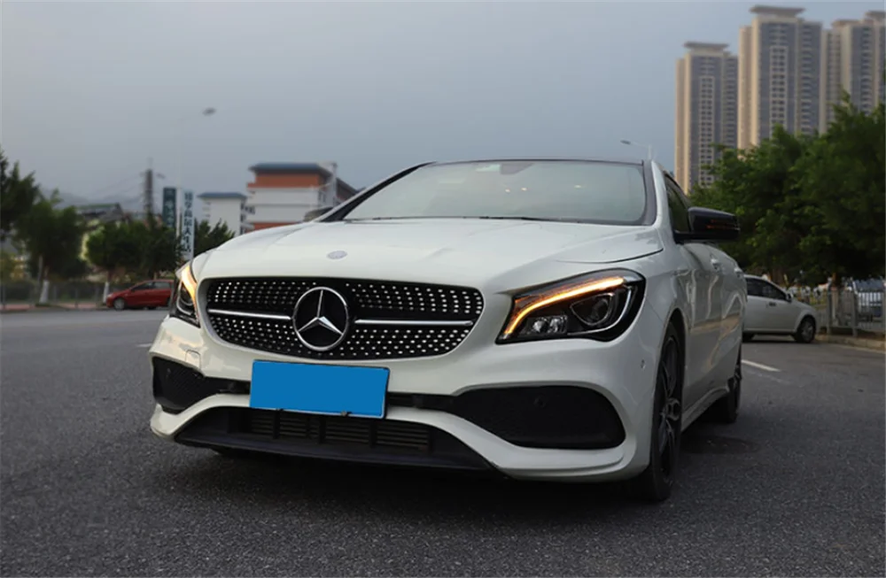 Пара для CLA фары- CLA HID фары биксеноновые фары противотуманные дневные ходовые огни динамический поворот