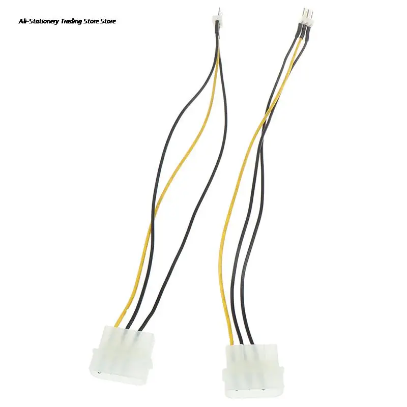 2Pcs 12V 4Pin IDE to 3Pin Computer CPU/Case Fan Power Connector Cable Adapter | Компьютеры и офис