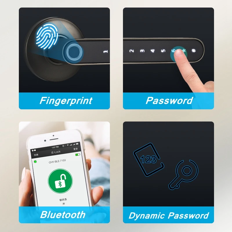 Password Finerprint Smart Lock 6
