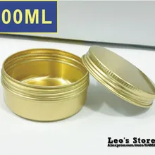 28 мм x 82 мм 50 шт./лот 100 мл золотые алюминиевые банки, контейнер для крема и косметики, электронная защита, LAJ-20a