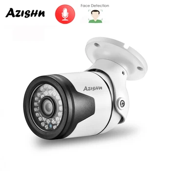 

AZISHN Wide angle 2.8mm H.265+ 5MP 1/2.8" SONY IMX335 IP Camera Audio 36IR night vision Waterproof ONVIF CCTV Security Camera