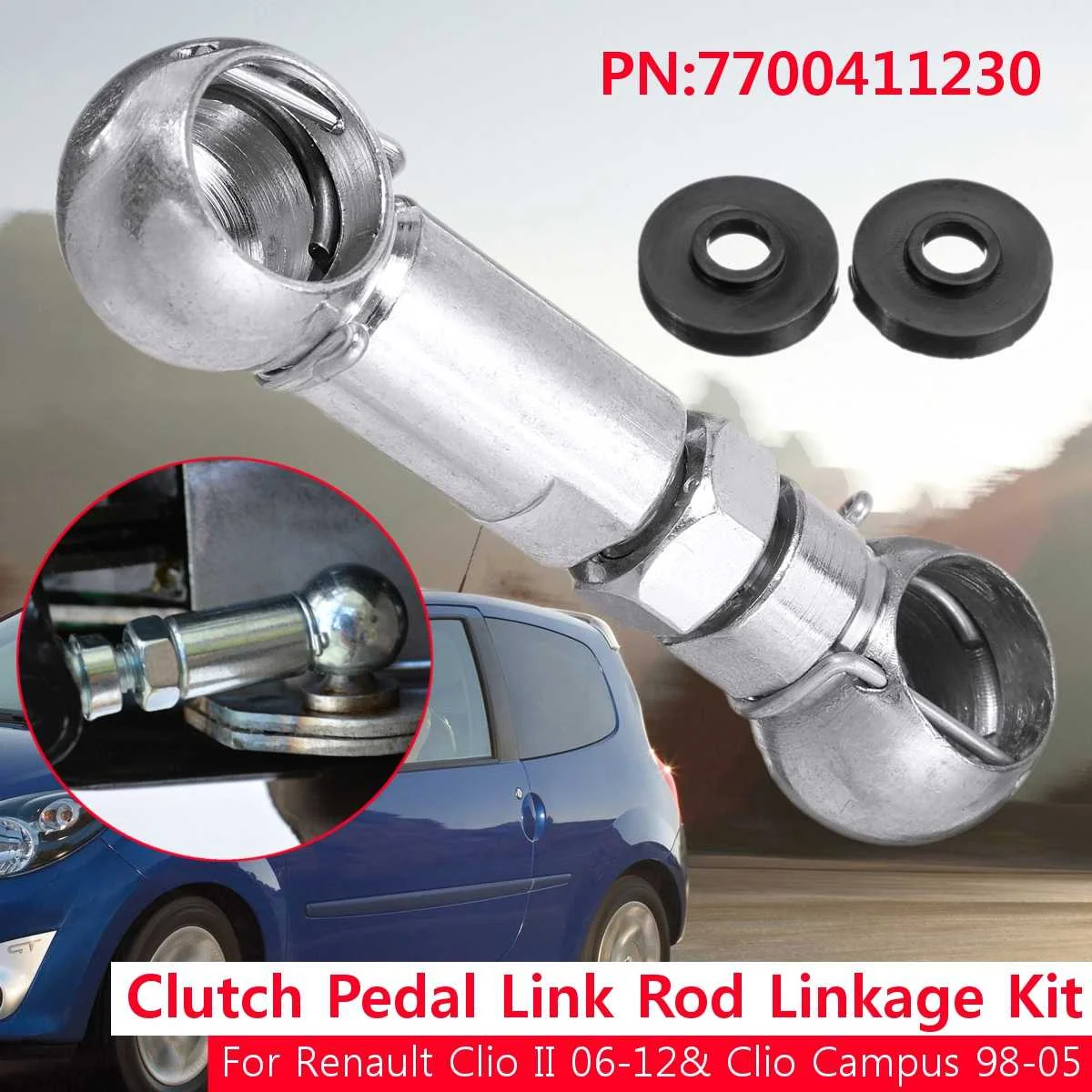 

Car Clutch Pedal Link Rod Linkage Kit For Renault Clio II & Clio Campus 7700411230