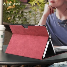 

ARDISSI Laptop Cover Hard PC Case for Microsoft Surface Pro 3 4 5 6 Go Tablet Sleeve Cases Stand Holder Casing Protecter Red