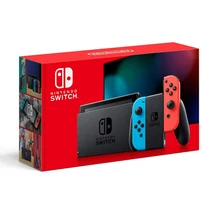 Nintendo Switch with Neon Blue and Neon Red Joy Con HAC 001(01) Game Console