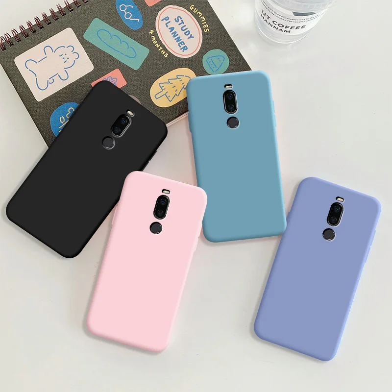 Чехол для Meizu X8 чехол мягкий силиконовый из ТПУ однотонный защитный телефона