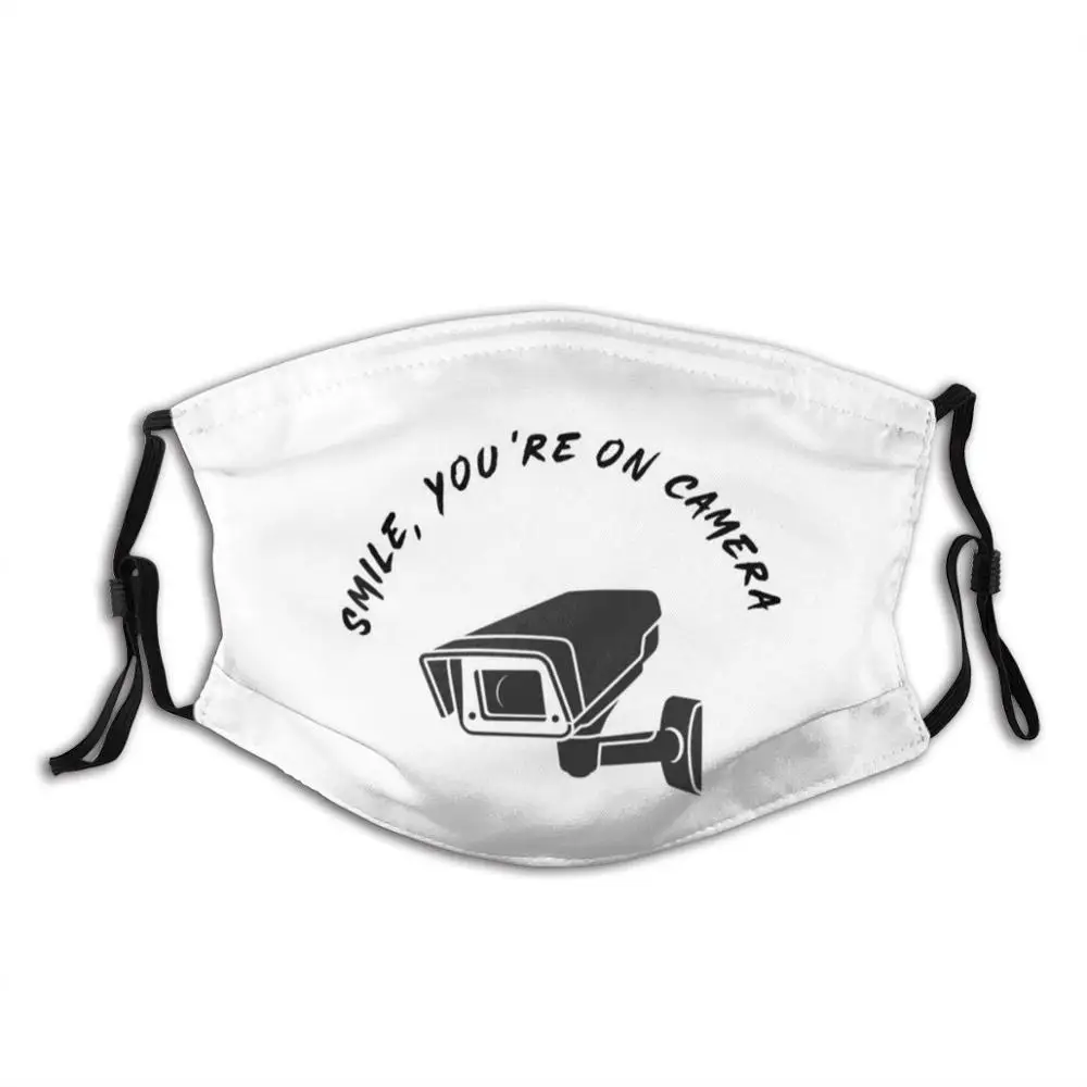 

Smile You'Re On Camere Fashion Masks Survellience Camera Smile Happy Videocamera Video Security Funny Film Fun