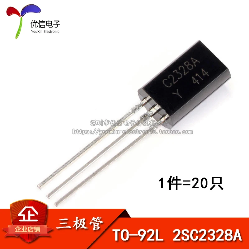 ТРАНЗИСТОР 2SC2328A C2328 низкой мощности 0.03A/20 V (TO-92L) (20 крыс) | Автомобили и мотоциклы