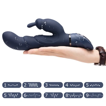 Waterproof Vibrator G Spot Vibrator for Women,Rechargeable Vibrator for Effortless Insertion Female Sex Toy for Couples,Sex Shop 5