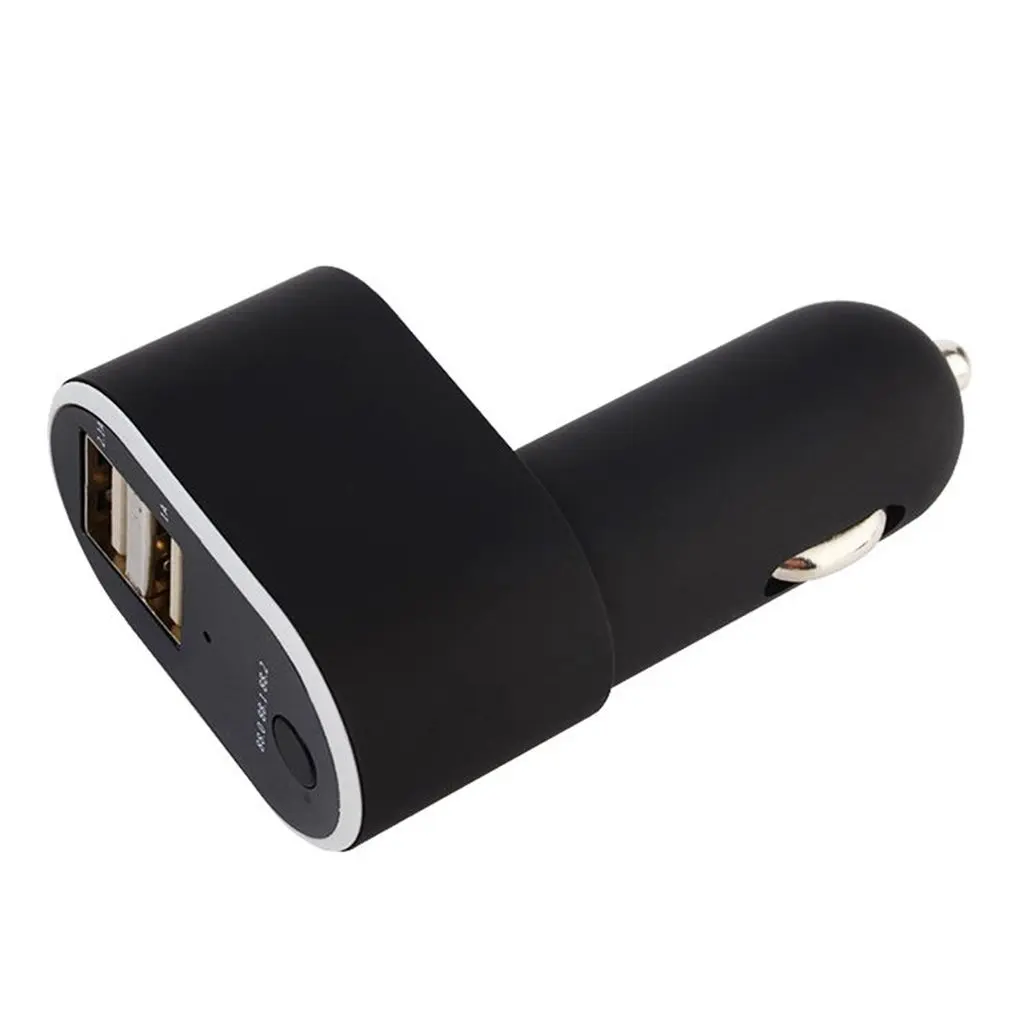 Многофункциональное умное автомобильное зарядное устройство двойной USB MP3 музыкальный плеер Поддержка fm-радио адаптер громкой связи