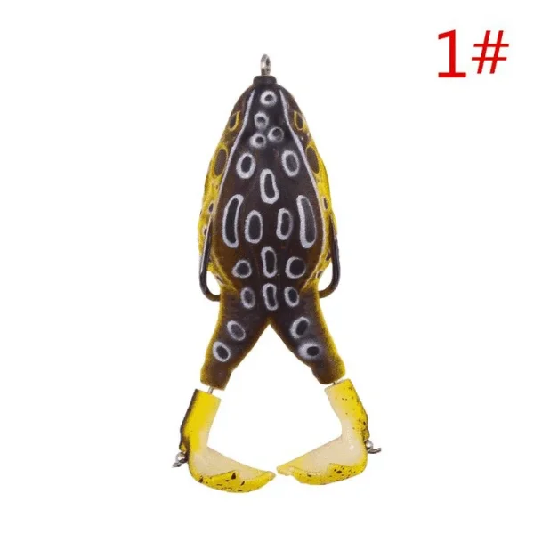 Double Propeller Frog Soft Bait Lure fishing lures Saltwater Freshwater Bass Redfish Fishing Tackles Equipment