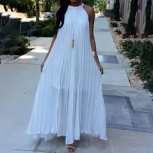 

Elegant Women Summer Dress 2021 VONDA Sexy Strap Party Long Maxi Dress Loose Holiday Beach Sundress Vestidos Femme Robe