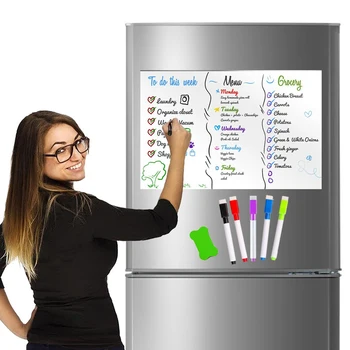 

A3 Magnetic Dry Erase Whiteboard Presentation Board School White Boards Office Calendar Board Fridge Magnets Smart Memo Pad