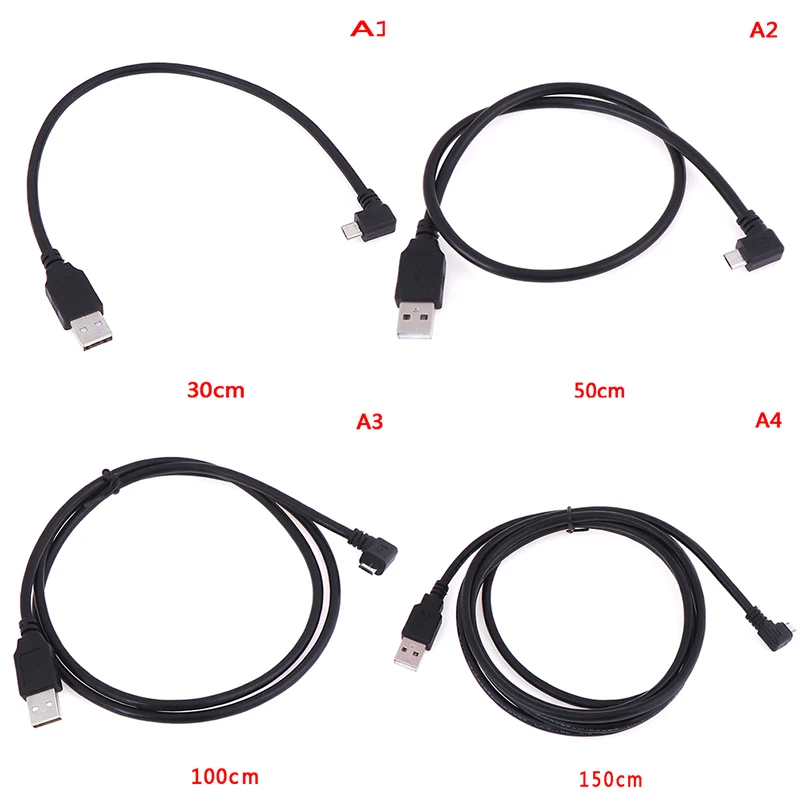 

0.3/0.5/1.0/1.5M right angle micro usb charger cable for microsoft surface Charger Cable Converter 90 Degree Adapter