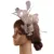 Elegant Bride Wedding Headwear Formal Sinamay Fascinator Hat With Fancy Feather Hair Accessory Women Wedding Headdress Hair Pin 19