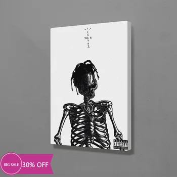 

Cactus Jack Rapper Poster Wall Living Room Print Print Print Family Bedroom Decoration Canvas Painting