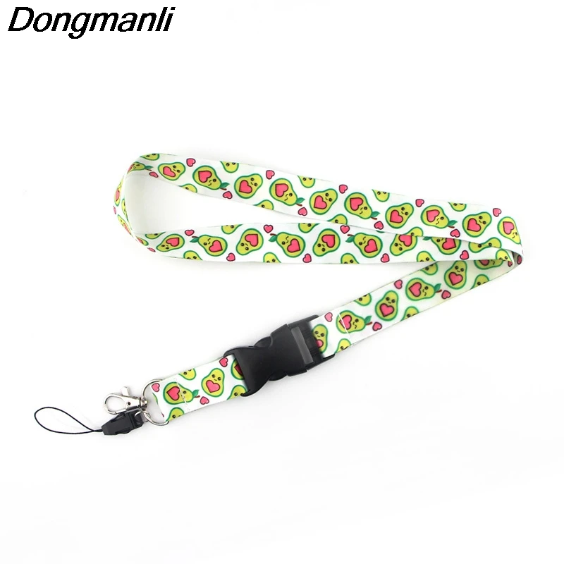 BG001 Dongmanli зеленый фруктовый авокадо для брелка ID карта пропуск мобильный телефон