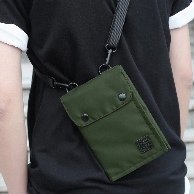 걸이식 여행용 목 여권 가방 파우치 지갑 RFID 차단 신용 카드 ID 홀더 스토리지 클러치 다기능 머니 백