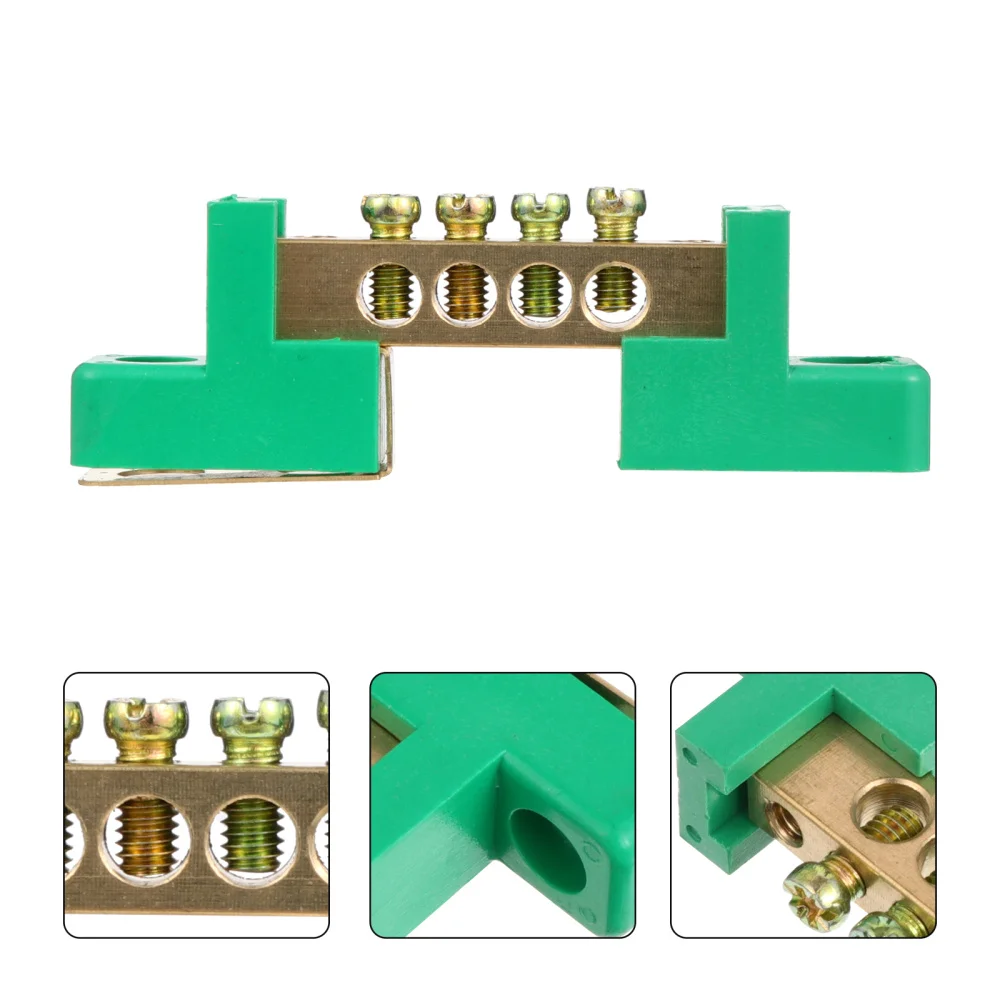 

5pcs Terminal Busbar Tool Creative Useful Terminal Busbar Block Grounding Terminal Strip for Outdoor Home Outside