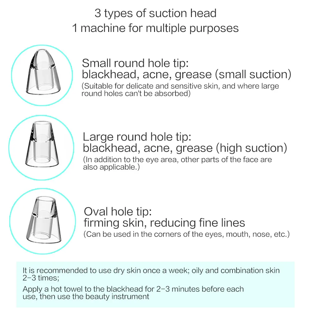 Удаление черных точек вакуумное всасывание черная точка прыщи очиститель пор