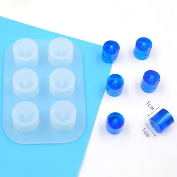 

5Pc Handmade Bead Resin Silicone Mold Fit For Add-a-Bead Bracelet Jewelry Making N58F