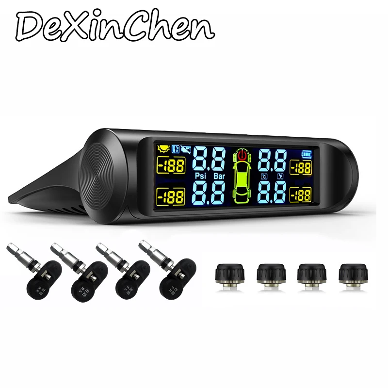 Автомобильная система контроля давления в шинах TPMS с датчиками USB порт