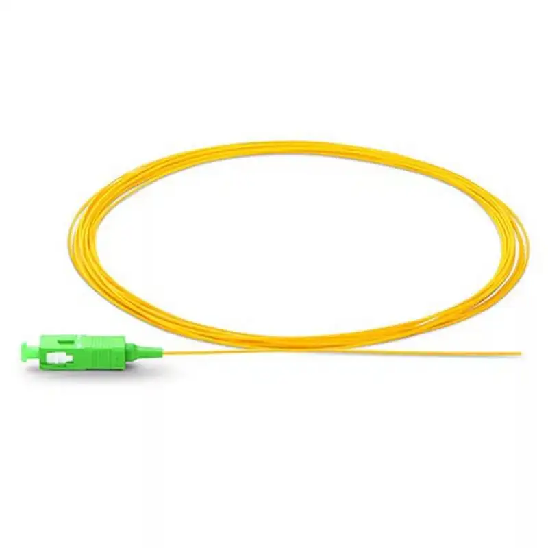 

50PCS /lot SC/ APC Single mode fiber optic Pigtail 9/125 Single Mode Optical fiber pigtail 0.9mm