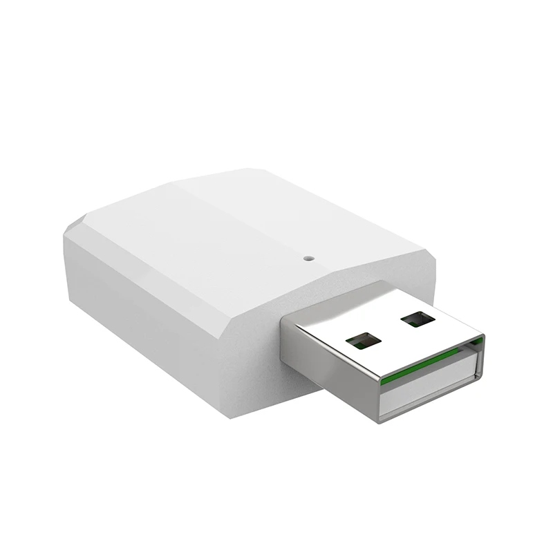 USB Bluetooth адаптер 5,0 музыкальный аудио приемник передатчик беспроводной для домашнего офиса DJA99 - Цвет: Белый