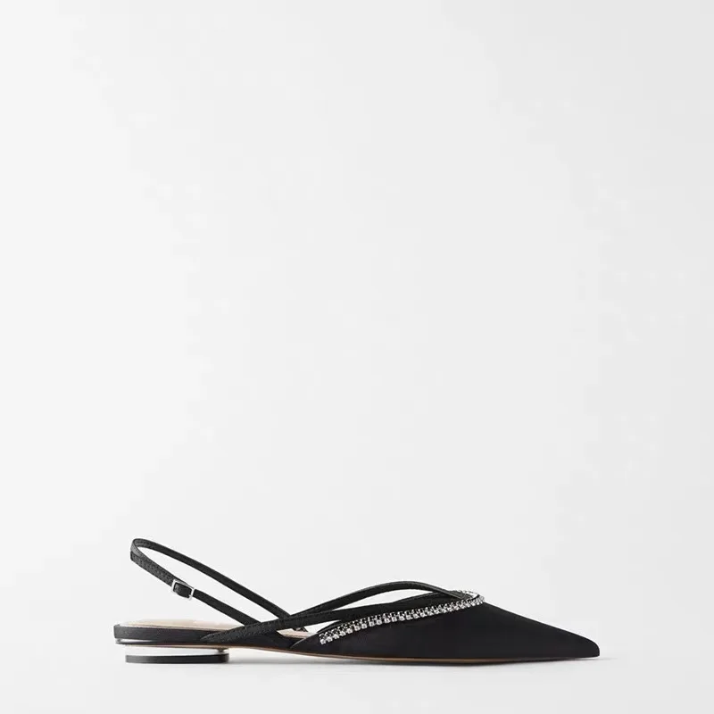 

2019 New Style Fashion Flat Sandals Women's Spring And Summer Pointed Shallow Mouth Versatile Women's Fashion Shoes Sandals