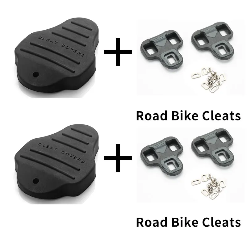 JPGhaha 2 Piezas Calas Shimano MTB SH51 Tacos de Bicicleta para Shimano SPD  Spinning Juego de Calas para Pedales Compatibles con Shimano SPD Negro