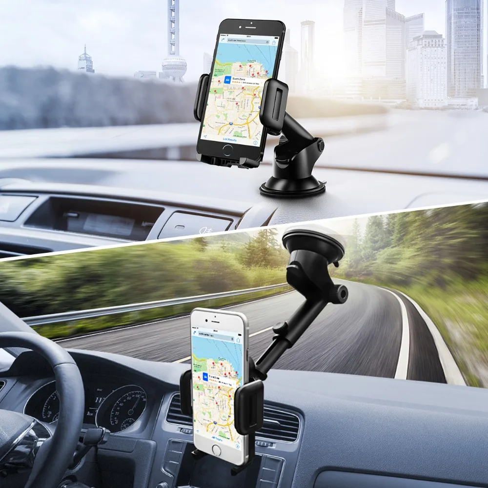 Mpow 4-6 inch Adjustable Dashboard Cellphone Car Mount Universal Car Phone Holder Stand with Strong Sticky Pad For iPhone XSX8 (5)