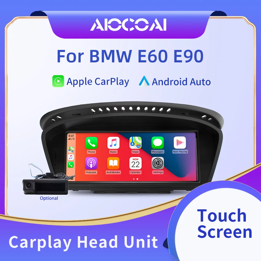 8.8&quot wireless Apple CarPlay Android auto GPS navigation Head unit for BMW Series3 5 E60 E61 E63 E64 M6 E90 E91 E92 E93 M3 | Автомобили