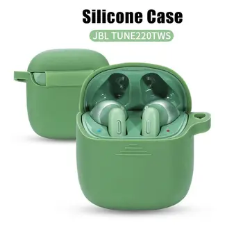 

Clamshell Opening Anti-shock Flexible Silicone Comprehensive Protective Case Full Cover for J-B-L Tune 220TWS Earphone
