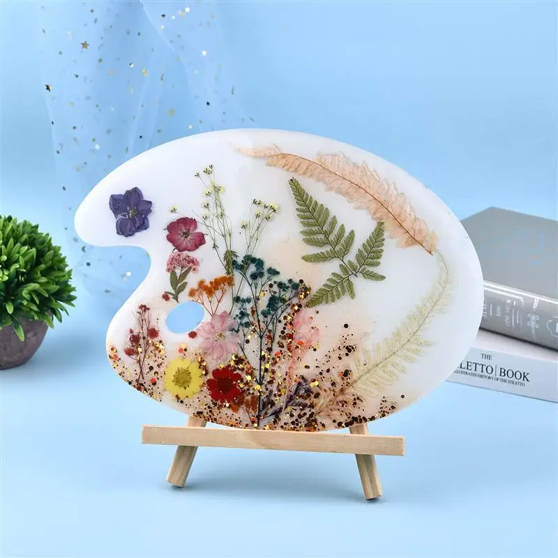 DIY Resin Mold Paint Drawing Board Silicone Mold For DIY Resin Jewelry Making Tool Tray Home Decoration Casting Mould