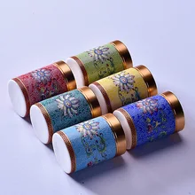 75/155 мл маленькая чайная коробка керамический канистра бутылка с крышкой кухонная емкость закуски сахар чай контейнер для хранения, банка чай caddes Олово