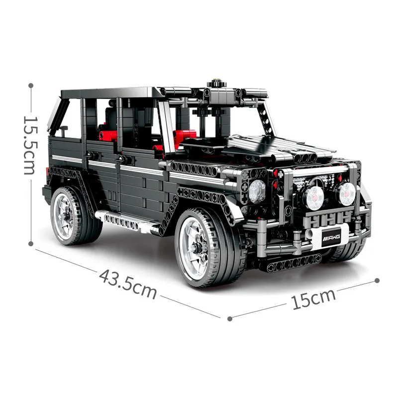 Semper строительный блок Benz будет G500 внедорожник спортивный автомобиль очень трудно Сборка взрослых модель 701960