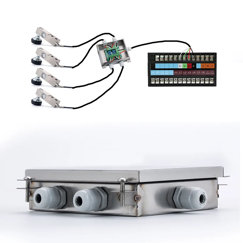 Digital Junction Box Adjustable Voltage 6-Wire Stainless