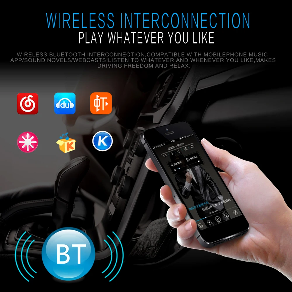Для стерео-Радио автомобильной FM Авторадио Bluetooth MP3-плееры Aux вход приемник SD USB 12 В в тире 1 din Автомобильный мультимедийный проигрыватель