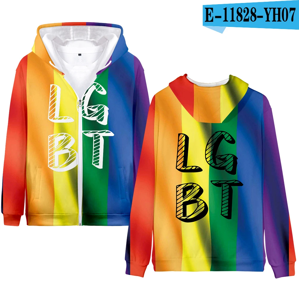 Костюм с надписью Love is LGBT Rainbow lesbies Gays толстовки капюшоном на молнии для мальчиков