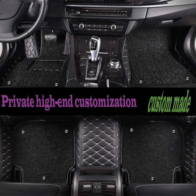 

luxury car floor mats for all models for Nissan Juke Qashqai Sylphy Sunny Cefiro X-TRAIL Patrol Tiida Teana Cedric