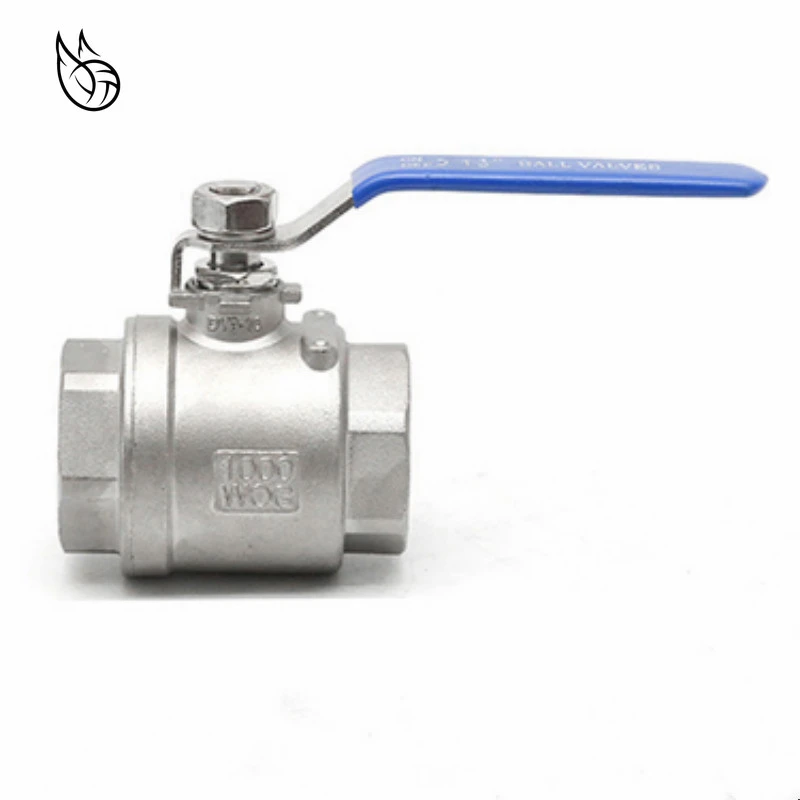 Specification : DN15 Pipe connector Full Port Ball Valve Thread Type Stainless Steel 304 Ball Valve BSPT 1/4 3/8 1/2 3/4 1 1-1/4 2 Piece 
