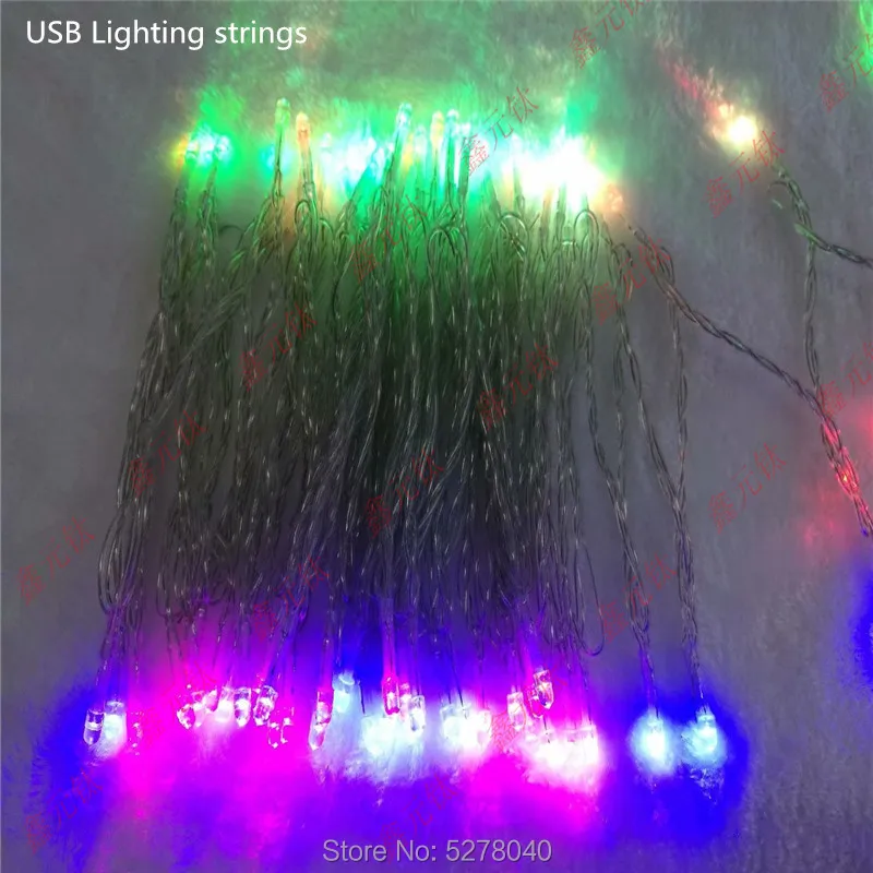 

USB-шнуры для освещения, 2 м, 3 м, 5 м, 10 м, белый, красный, синий, зеленый, теплый белый, RGB, 3,7-5 В, 20 светодиодов, 30 светодиодов, 50 светодиодов, 100 светодиодов, декоративная цепь