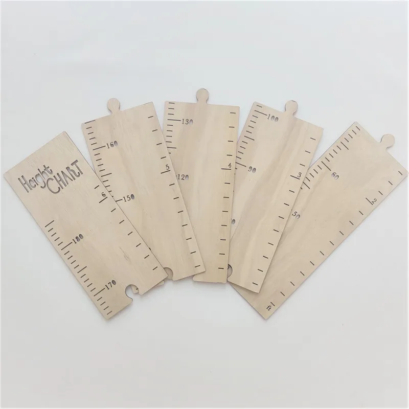 Baby Height Meter Wooden Growth Chart Ruler Kids Children Room Decor Wall Measuring Sticker Ruler Gauge Child Growing Up Gifts