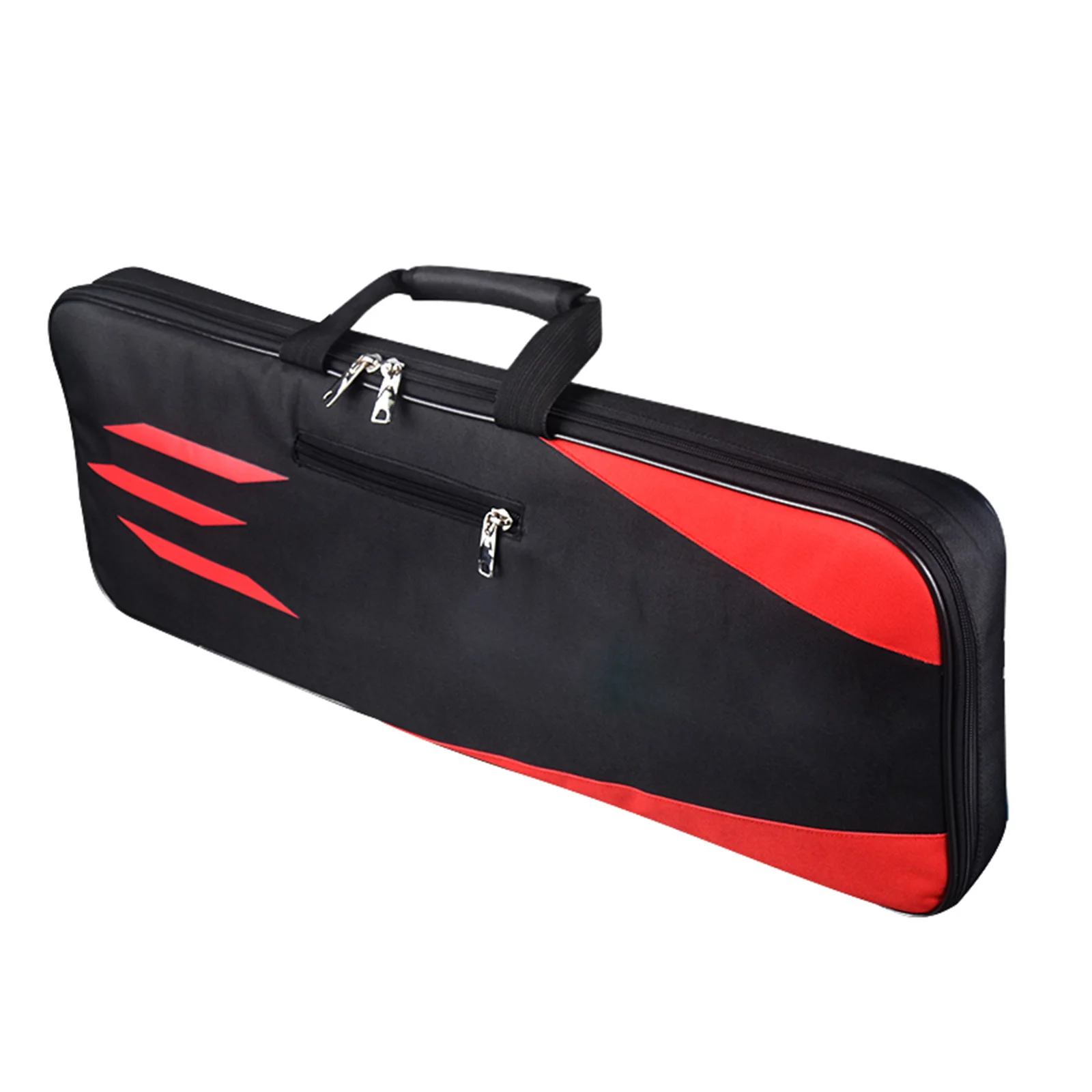 Archery Takedown Recurve Bow Case Carrier Multi Pockets Storage Bag For