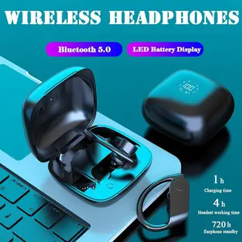 

BEESCLOVER B11 TWS Bluetooth 5.0 Wireless Earphones Noise Reduction LED Display IPX5 Waterproof Gaming Sports Earphone